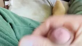 watching television  jerking off