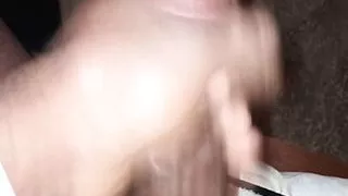 BBC jerks off a big load