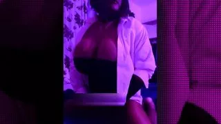 Big Tit Afro-Latina Milf Fucking Toy (Censored Version)