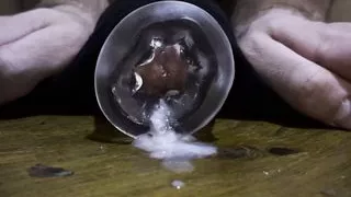 CLOSE UP: Fucking Pocket Pussy & THICK CUMSHOT