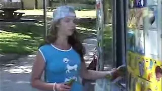 Sweet Little April lollipop Pussy Outdoor