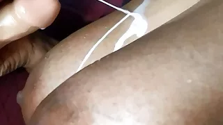 Wife practicing to suck three cocks in gloryhole part 2