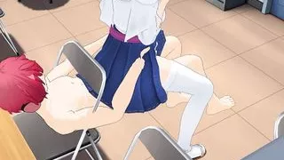 Sister drunkenly teases her brother with whipped topping