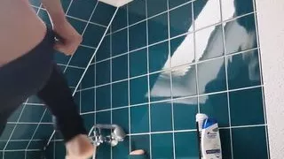 Striptease in Shower