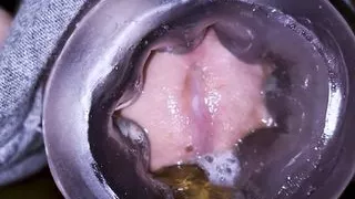 Super CLOSE UP in High Quality - MASSIVE CUMSHOT & Fucking SEX TOY