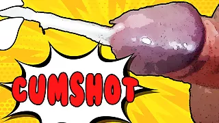 Cumshot Out of My Pulsating Cock!