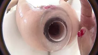 Lizzy Yum gloryhole - colon and anus kiss camera, post-op anal close-up at glory hole #2