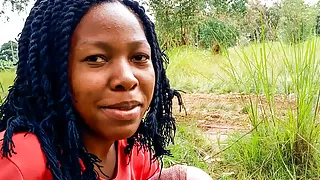 African Park Date ends in Hotel Room Amateur Fuck and Cumshot