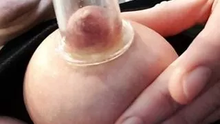 Julie's pumped nipples