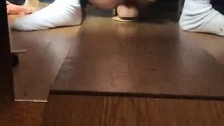 Fucking my self with dildo in white socks