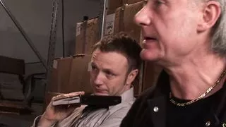 Sharing a hard cock makes these two sluts happy