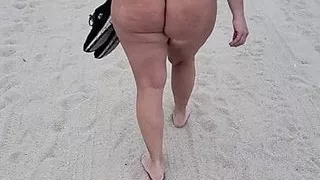 Thong on the beach