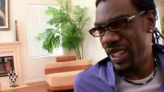 Babe with sexy white ass gets pumped hard with a huge black dick