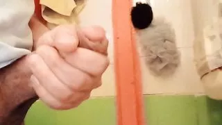 cum in the bathroom