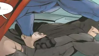 Bat Super Man - Gay Cartoon Comic Animation - Huge Dick Ass Twink Daddy