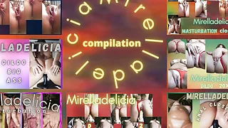 Mirelladelicia Compilation of photos and videos, exhibitionism, masturbation, anal, dildos 20X4 and 20X3