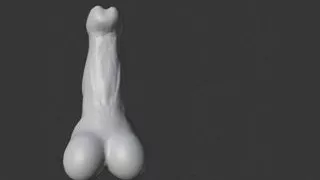 3d cock, yes, big and thick animation