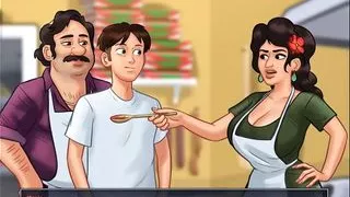 Summertime Saga: Hot Italian MILF From The Pizzeria - Ep55