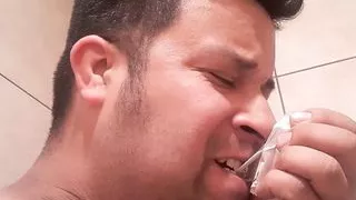 Just beating it in the shower - that's all