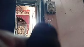 Desi boy alone home playing with dick