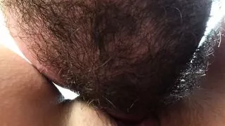 Clean Up My Pussy after Peeing. Pussy Eating. Orgasming Pussy Close-Up.