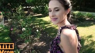 itsPOV - Anal fucking in the park with sexy stranger Alyssa Bounty