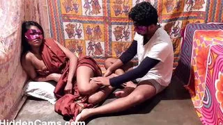 Young Indian devar bhabhi recorded with hidden camera while fucking with dirty Hindi audio