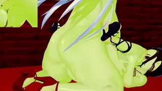 Two FUTA goblins - Horny BDSM sex