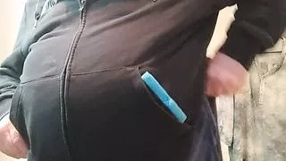 strip play in a red dress