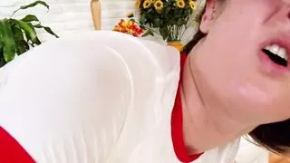 Pussy eaten babe fingered before assfucking for creampie