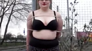 Chubby Amy loves bdsm and masturbating in restaurants