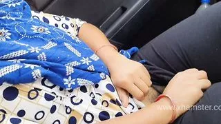 Girlfriend fucking with boyfriend in the car. Sexy mms, 4k, pussy and anal sex outdoors