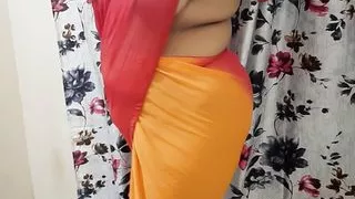 Desi Village Bhabhi Changing Her Clothes In Bedroom With Camera On