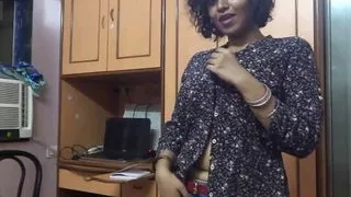 Big Boobs Tamil Indian Maid Horny Lily In Bathroom Changing Bra and Fingering Pussy in Panties