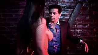 Carmella Bing is a brunette who lets Paul cum all over her