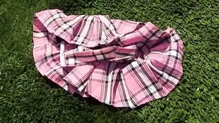 Romana Ryder and her friend Sasha masturbate outside