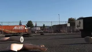 Two sluts are tied up to be fucked in submission