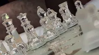 Blond Amy Azurra loves swallowing cum from Paul's cock