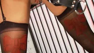 Mariah Milano and Charlie Monaco with sex toys and feet