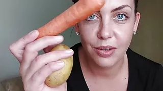VEGETABLE CHALLENGE!!! I fuck my way through my pantry.