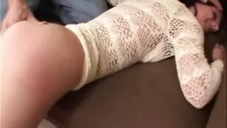 Horny Babe Has Massive Threesome Quickie