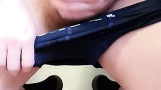 Cumming on my boxers