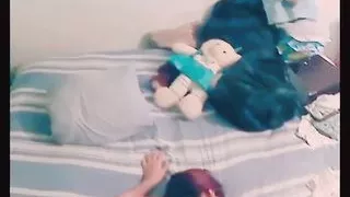 having sex in doggystyle with a sexy Mexican Latina MILF with a big butt - POV