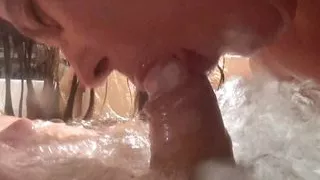 Blowjob in Jacuzzi - Little Sunshine MILF