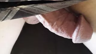 Lifting my plaid skirt