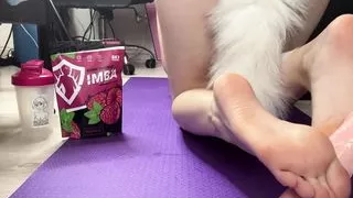 While There Was An Anal Plug In My Ass, I Fucked Myself With A Dildo