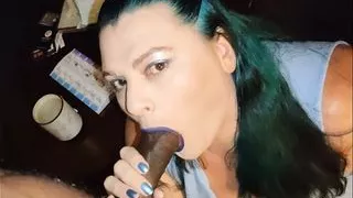 Honey with the blue dress