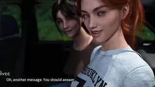 Summer Heat: One Guy And Two Sexy Girls In The Car-Ep3