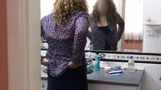 MY wife shows off and asks her lover to fuck her in the ass