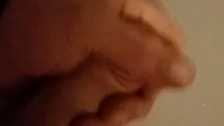 Stroking my big ginger cock